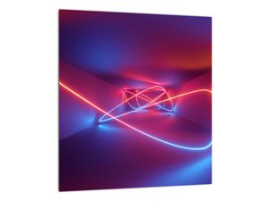 Abstraktna slika na steni